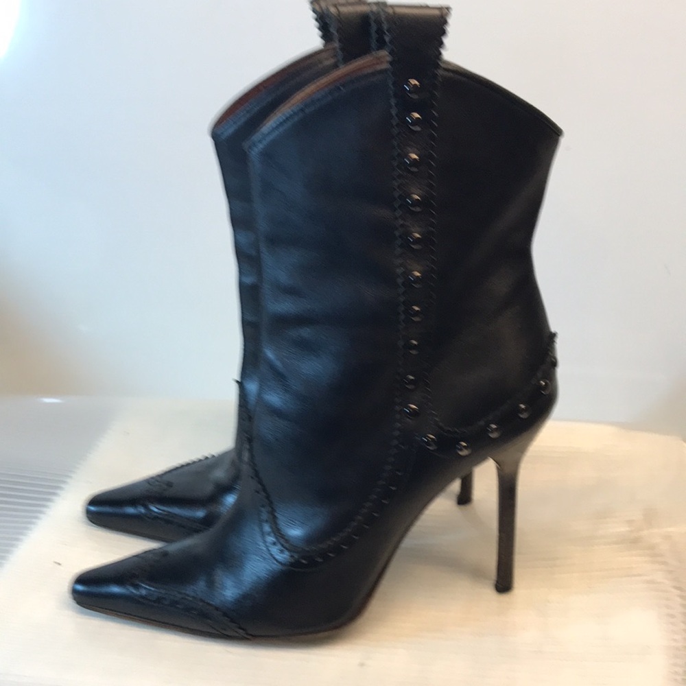 Vintage YVES SAINT LAURENT Haute Couture Ankle Boots